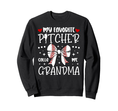My Favorite Baseball Pitcher Sweatshirt - Custom Art Print for Adults - T-Shirt, Sweatshirt, Hoodie