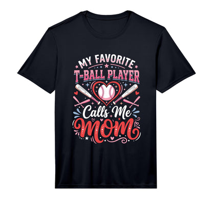 Mens Favorite T Ball Player Calls Me T-Shirt - Trendy Graphic Men Women - T-Shirt, Sweatshirt, Hoodie