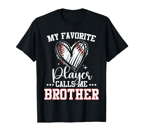 My Favorite Baseball Player Calls Me T-Shirt - Graphic Print Men Women - T-Shirt, Sweatshirt, Hoodie