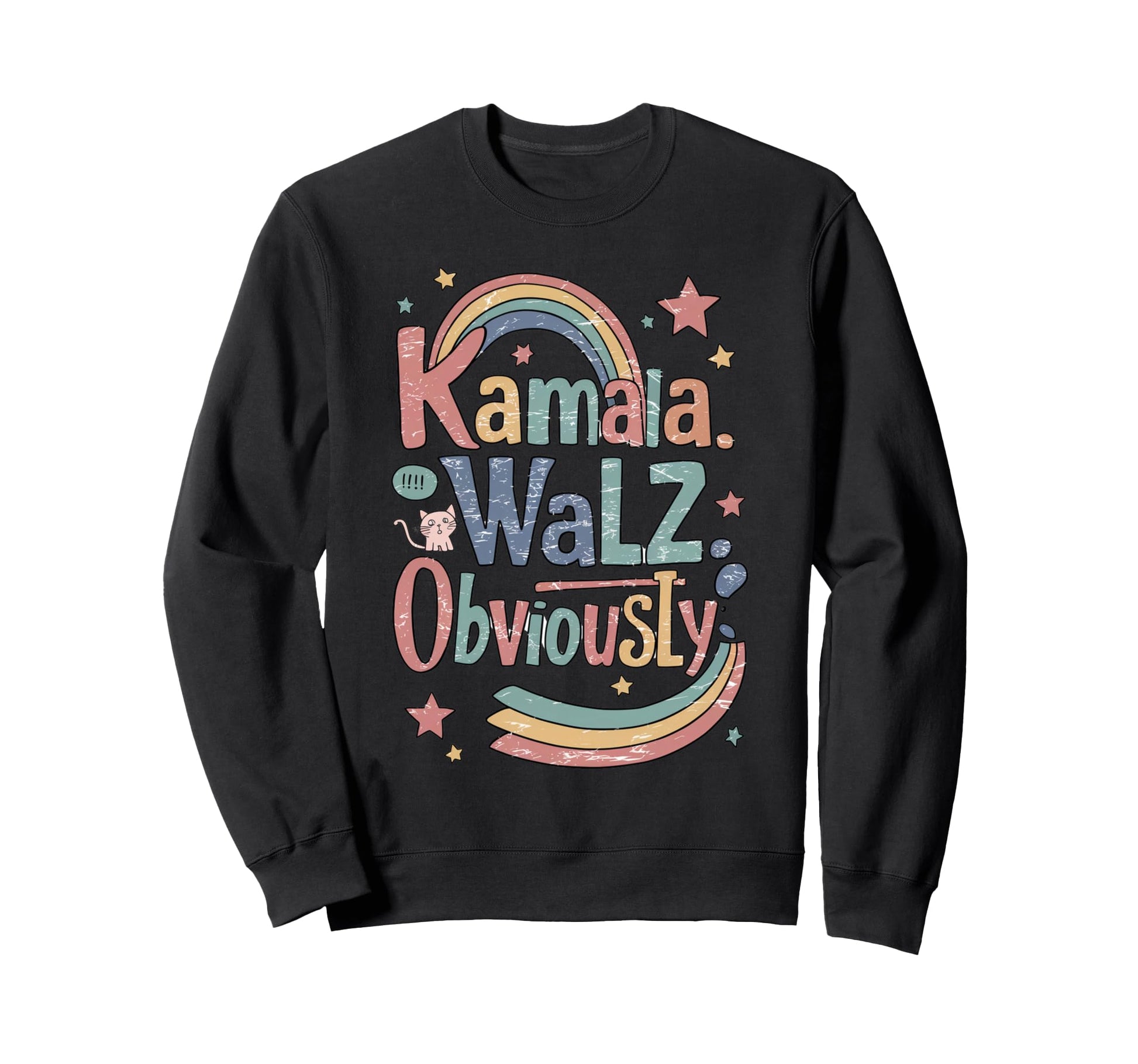Kamala Harris Walz Obviously Sweatshirt - Streetwear Style Men Women - T-Shirt, Sweatshirt, Hoodie