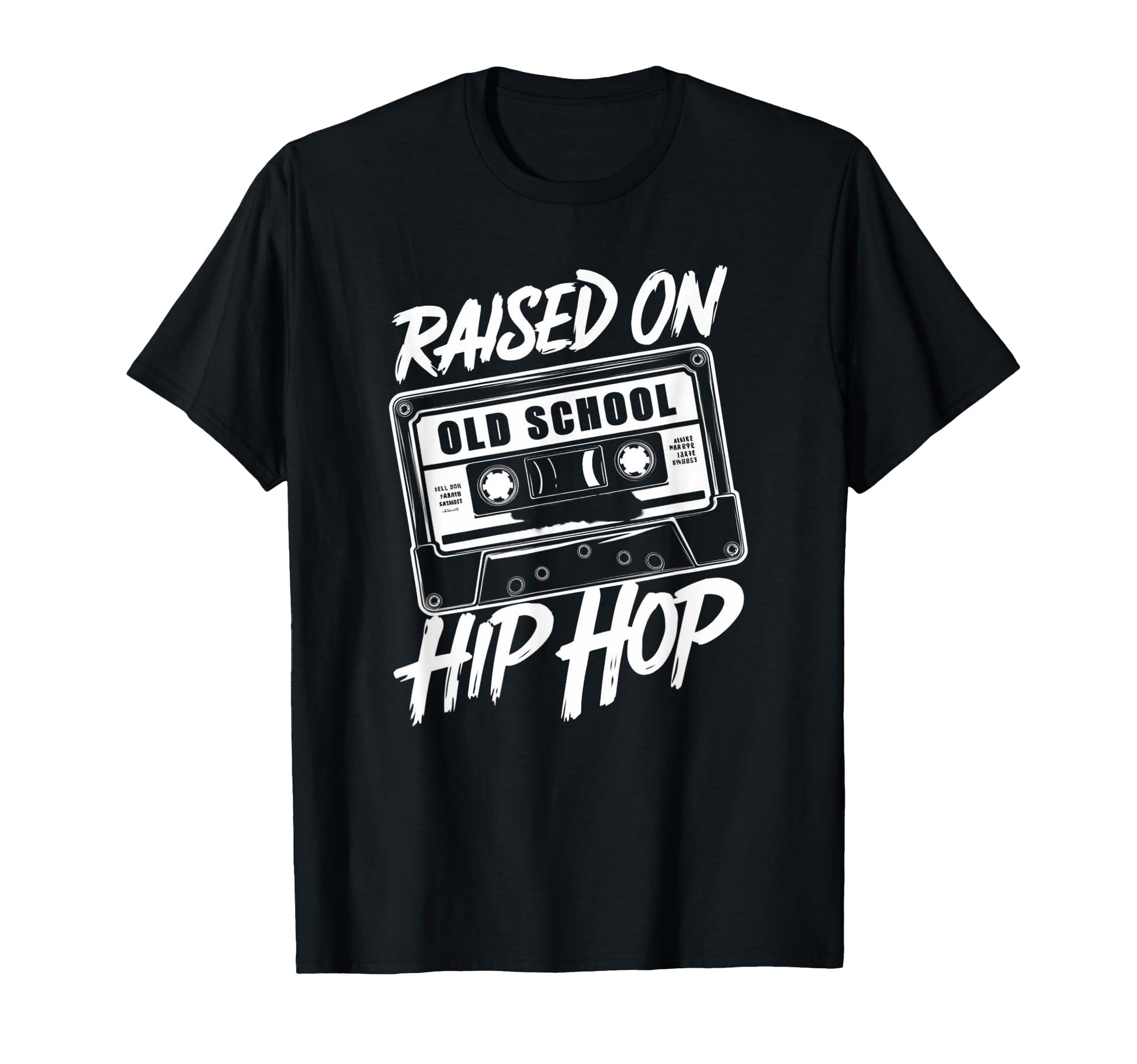 Hip Hop T Shirts Raised Old School T-Shirt - Unique Graphic for Adults - T-Shirt, Sweatshirt, Hoodie