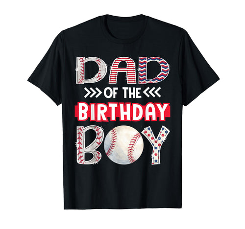 Dad Birthday Baseball Family Squad T-Shirt - Unique Graphic for Adults - T-Shirt, Sweatshirt, Hoodie