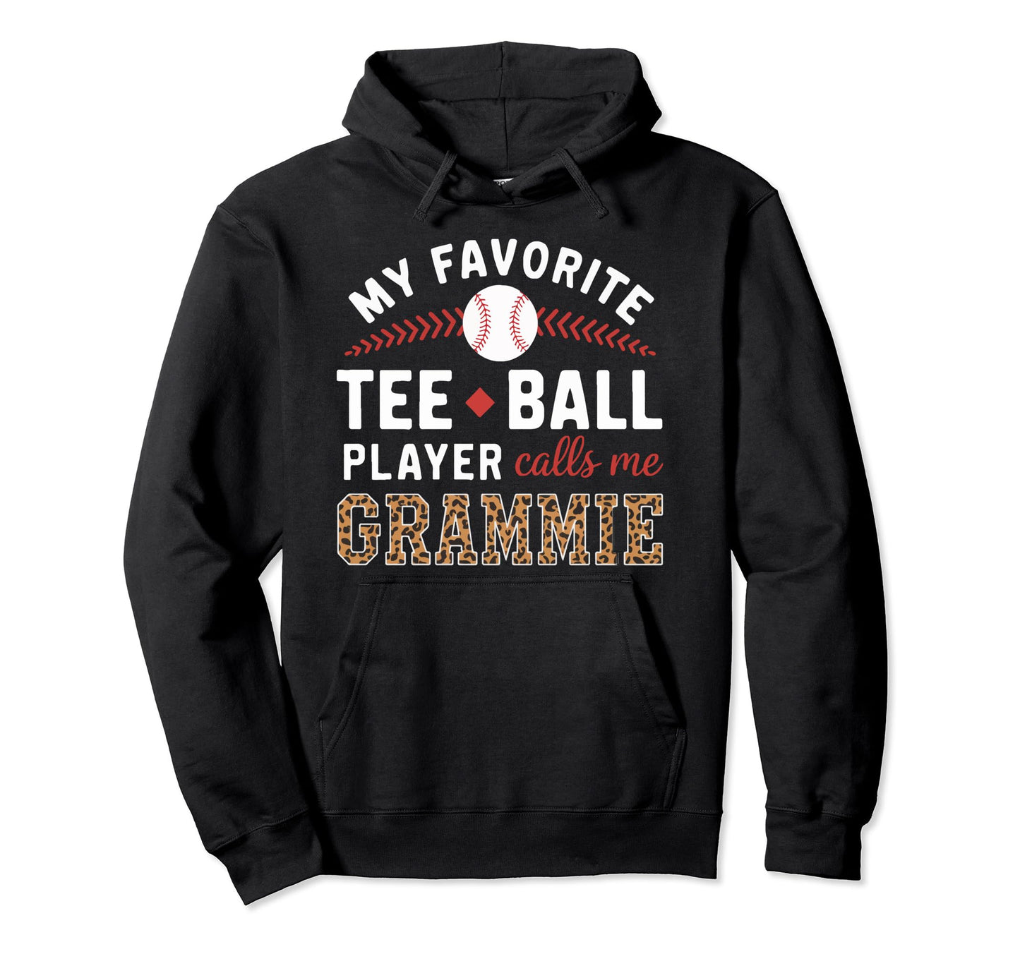 Baseball Grandma Grandmother Granny Hoodie - Graphic Print Men Women - T-Shirt, Sweatshirt, Hoodie