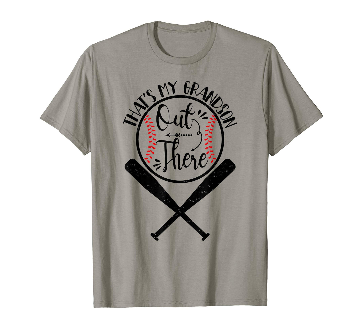 Thats My Grandson Out There Baseball T-Shirt - Aesthetic Graphic Men Women - T-Shirt, Sweatshirt, Hoodie