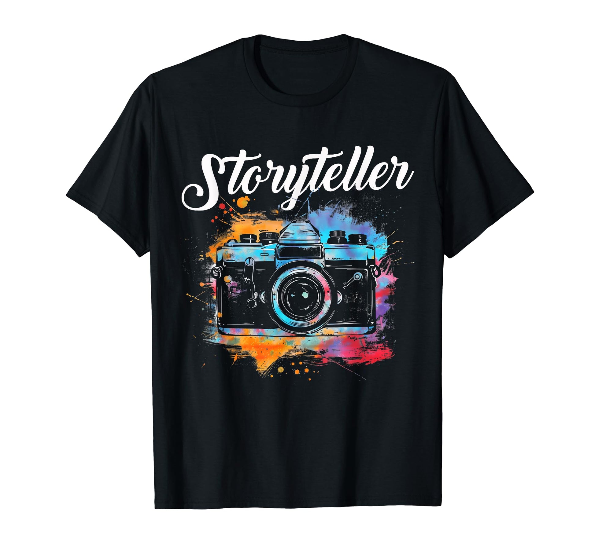 Photographer Storyteller Camera Photography T-Shirt - Trendy Graphic Unisex - T-Shirt, Sweatshirt, Hoodie