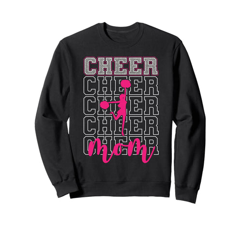 Cheer Mom Game Day Cheerleading Mom Sweatshirt - Trendy Graphic for Adults - T-Shirt, Sweatshirt, Hoodie