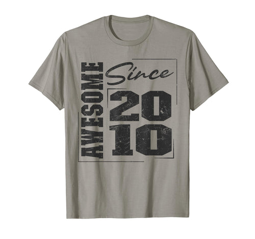 Born 2010 Varsity Awesome Since 2010 T-Shirt - Novelty Apparel for Adults - T-Shirt, Sweatshirt, Hoodie