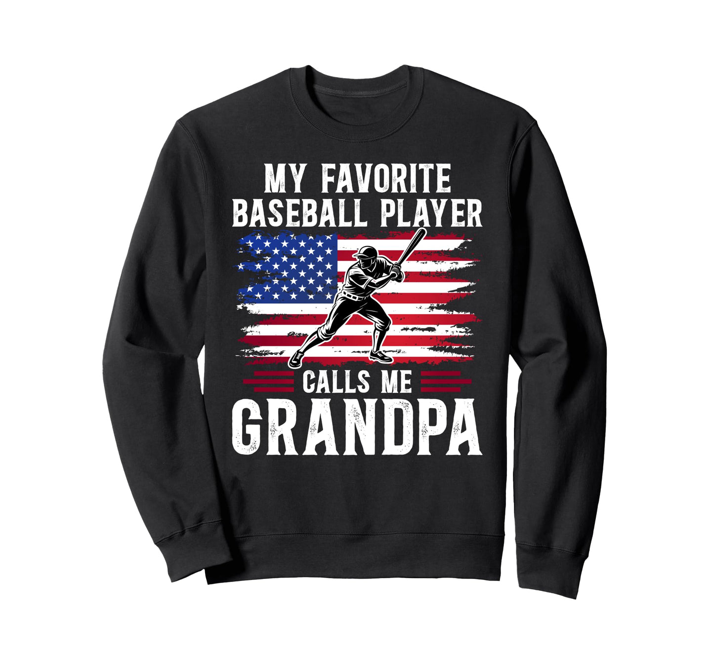 Proud Baseball Grandpa Baseball Sweatshirt - Minimalist Print Unisex - T-Shirt, Sweatshirt, Hoodie
