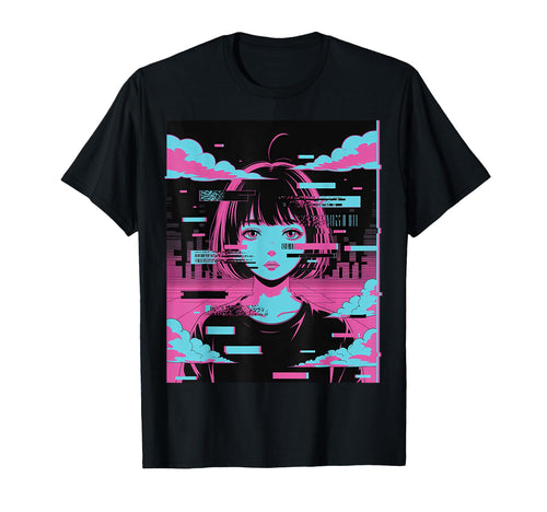 Japanese Vaporwave Glitchcore T-Shirt - Casual Everyday Wear Unisex - T-Shirt, Sweatshirt, Hoodie