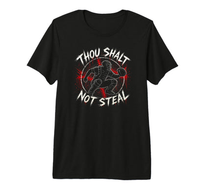 Baseball Catchers Mom Waring Thou T-Shirt - Novelty Apparel for Adults - T-Shirt, Sweatshirt, Hoodie