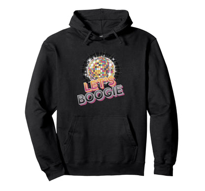 Disco Ball Lets Boogie Fever Discoball Hoodie - Fun Novelty Design Unisex - T-Shirt, Sweatshirt, Hoodie