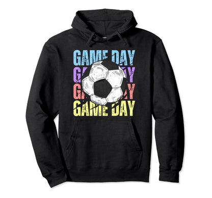 Game Day Soccer Lovers Mom Mothers Day Hoodie - Minimalist Print Men Women - T-Shirt, Sweatshirt, Hoodie