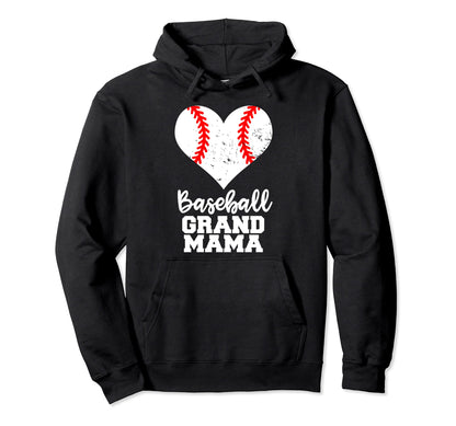 Baseball Grandmama Funny Baseball Hoodie - Streetwear Style Men Women - T-Shirt, Sweatshirt, Hoodie