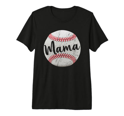 Baseball Mama Mom Mothers Day Baseball T-Shirt - Unique Graphic for Adults - T-Shirt, Sweatshirt, Hoodie
