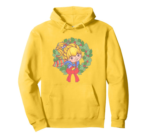 Rainbow Brite Wreath Rainbow Colors Logo Hoodie - Streetwear Style Unisex - T-Shirt, Sweatshirt, Hoodie
