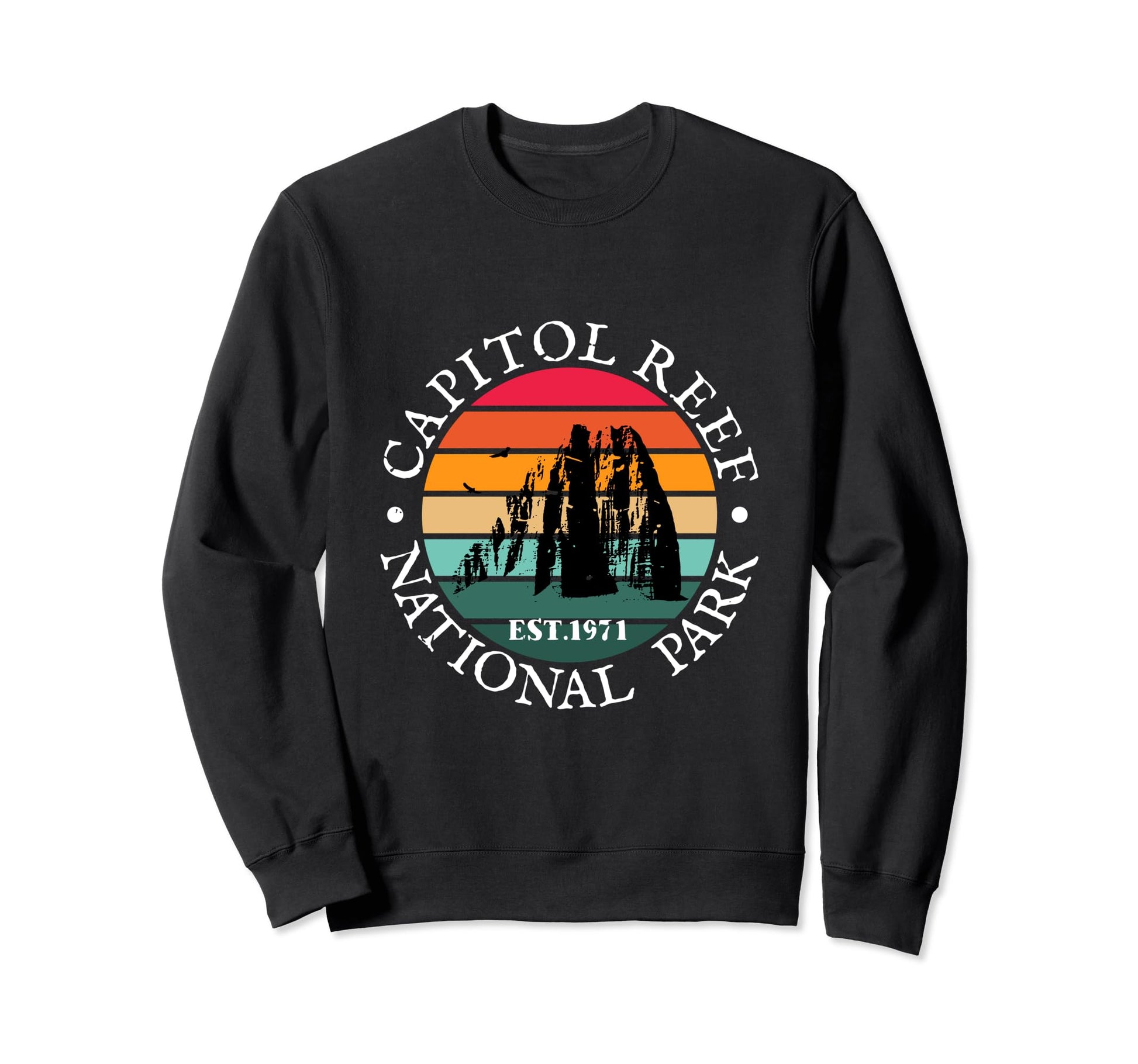 1980S Capitol Reef National Park Sweatshirt - Custom Art Print for Adults - T-Shirt, Sweatshirt, Hoodie