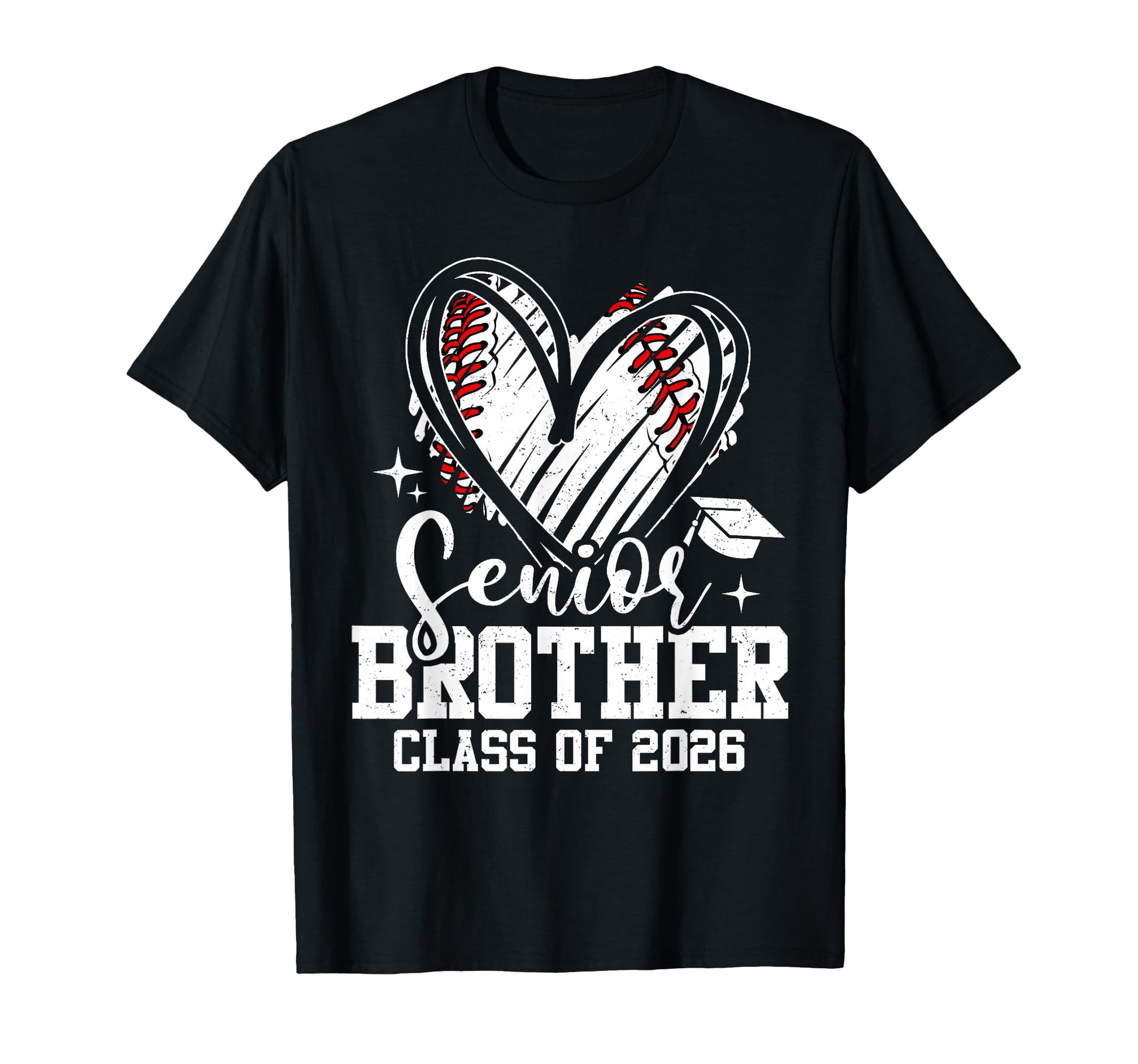 Senior Brother Class 2026 Baseball T-Shirt - Minimalist Print Unisex - T-Shirt, Sweatshirt, Hoodie