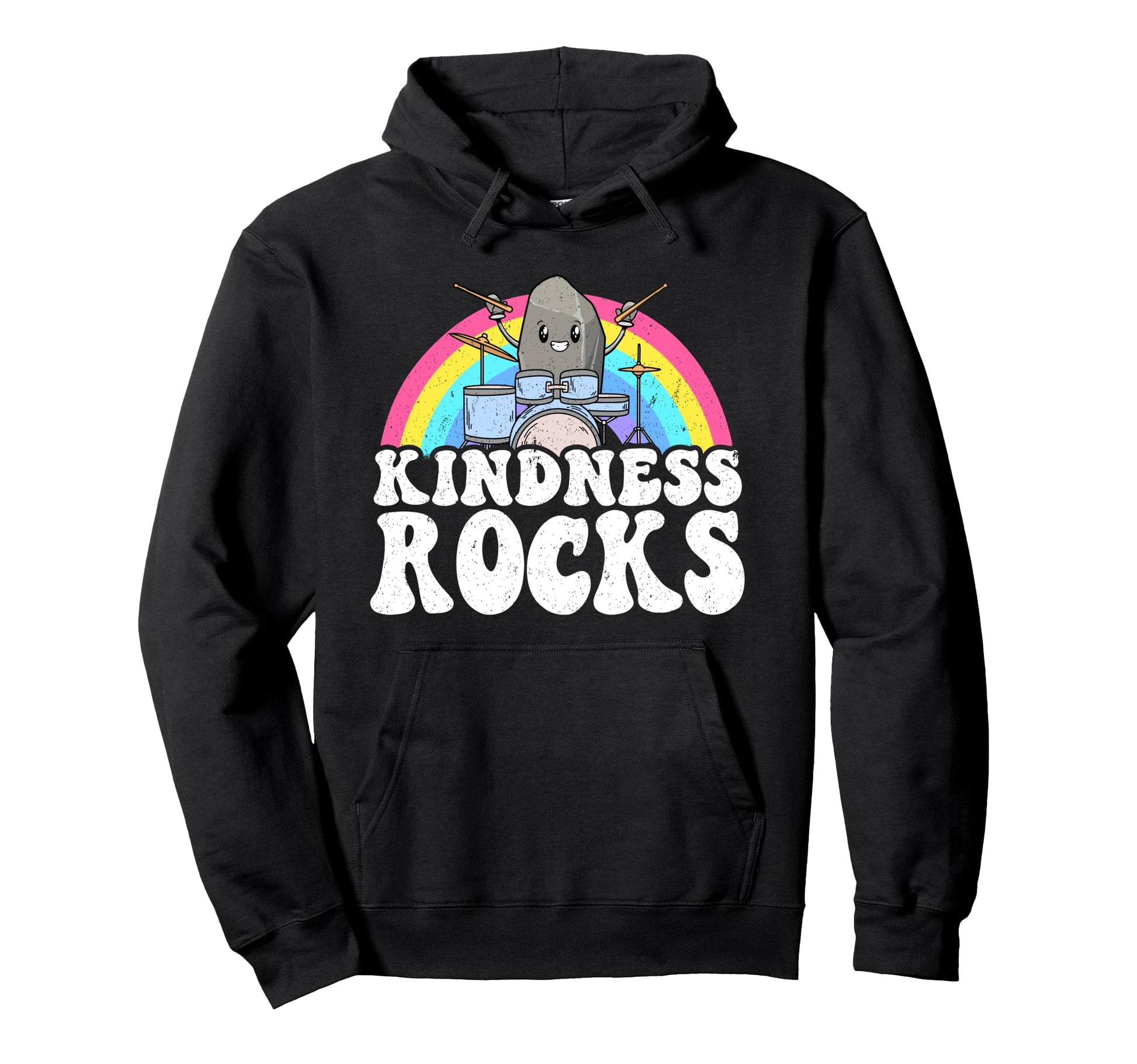 Anti Bullying Rainbow Music Teacher Hoodie - Trendy Graphic for Adults - T-Shirt, Sweatshirt, Hoodie