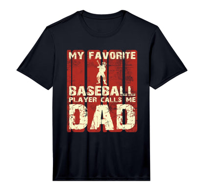 Mens My Favorite Baseball Player Calls T-Shirt - Trendy Graphic for Adults - T-Shirt, Sweatshirt, Hoodie