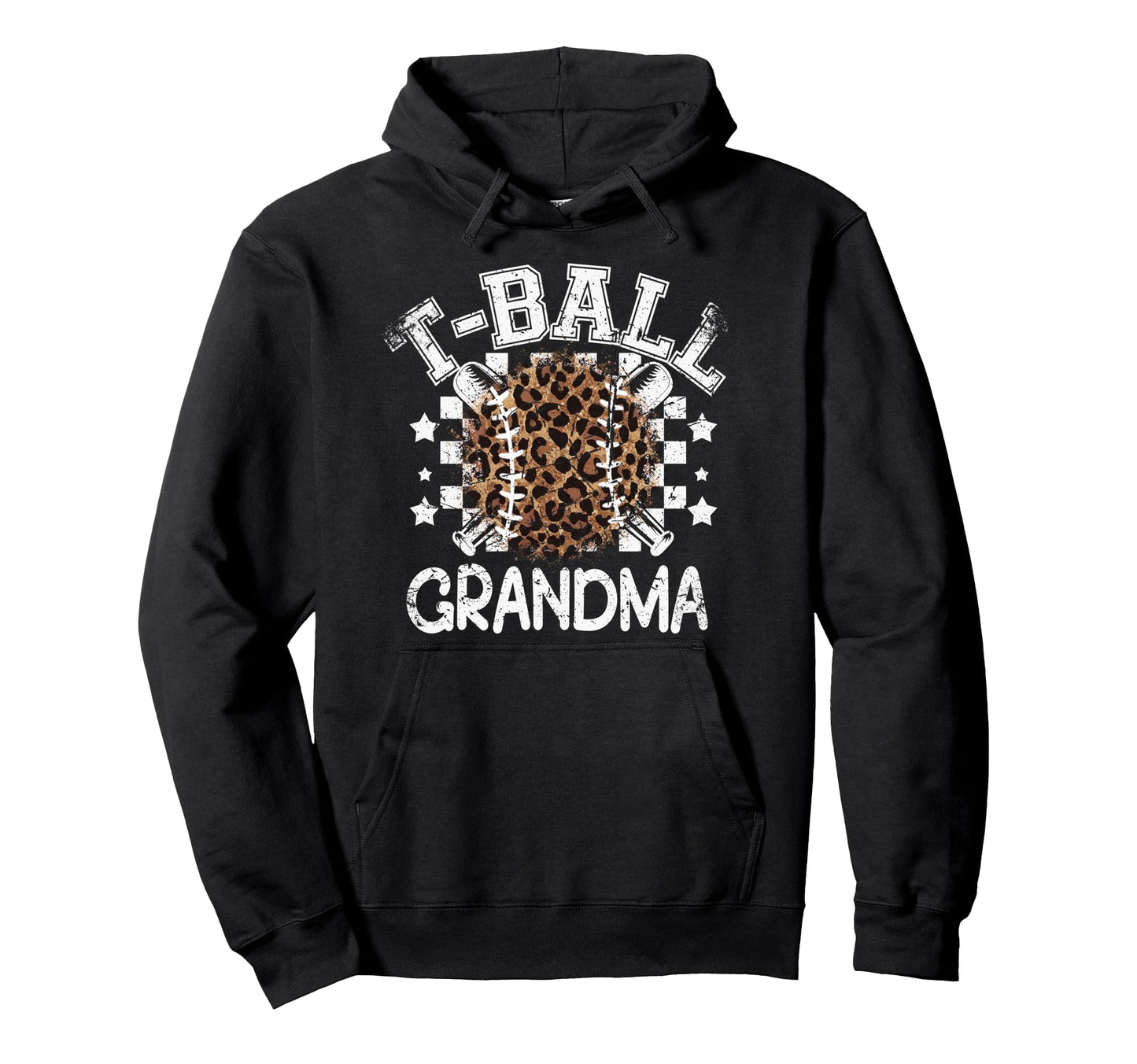 T Ball Teeball Grandma Leopard Cheetah Hoodie - Unique Graphic Unisex - T-Shirt, Sweatshirt, Hoodie