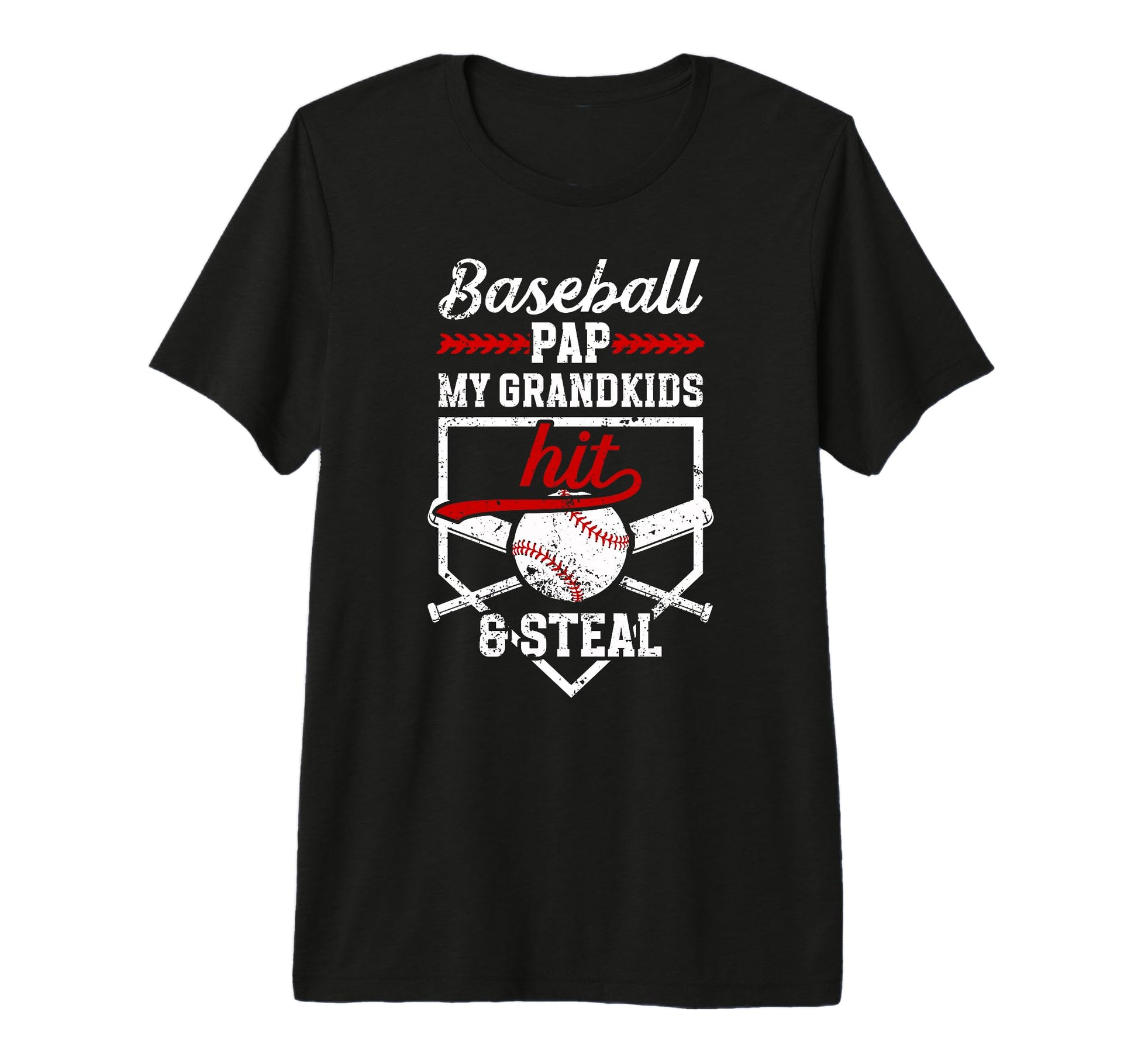 Mens Baseball Pap Grandpa Funny Pap T-Shirt - Graphic Print Unisex - T-Shirt, Sweatshirt, Hoodie