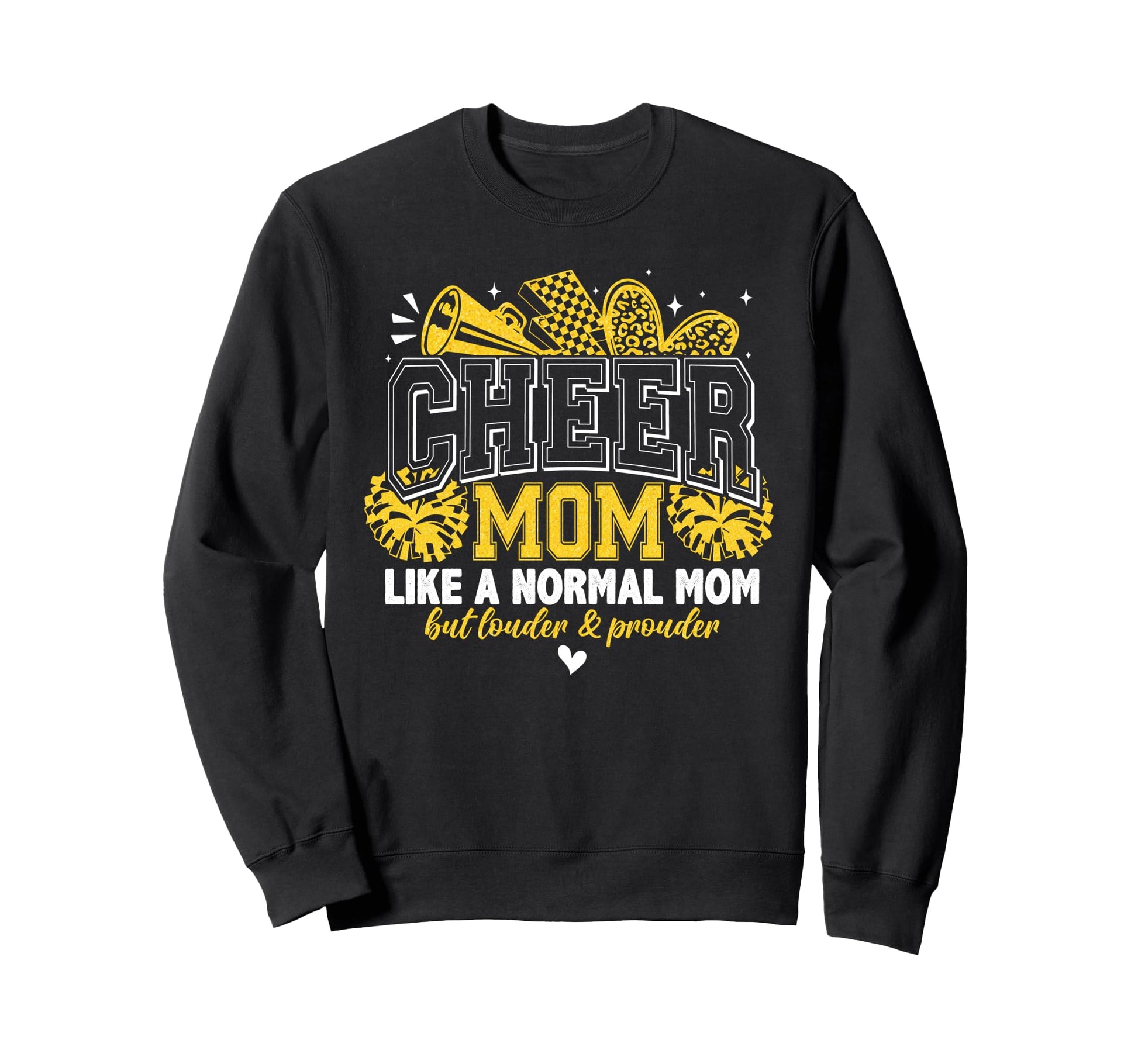 Cheer Mom Like Normal Mom Game Day Sweatshirt - Unique Graphic Men Women - T-Shirt, Sweatshirt, Hoodie