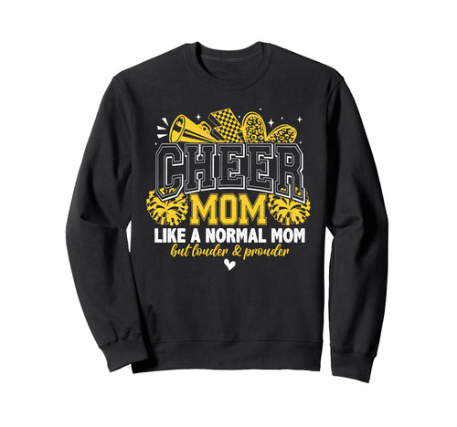 Cheer Mom Like Normal Mom Game Day Sweatshirt - Unique Graphic Men Women - T-Shirt, Sweatshirt, Hoodie