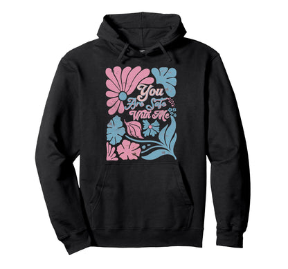 Boho Lgbtq Pride You Are Safe Me Hoodie - Casual Everyday Wear for Adults - T-Shirt, Sweatshirt, Hoodie