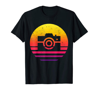 Camera Photographer Sunset Love T-Shirt - Streetwear Style Unisex - T-Shirt, Sweatshirt, Hoodie