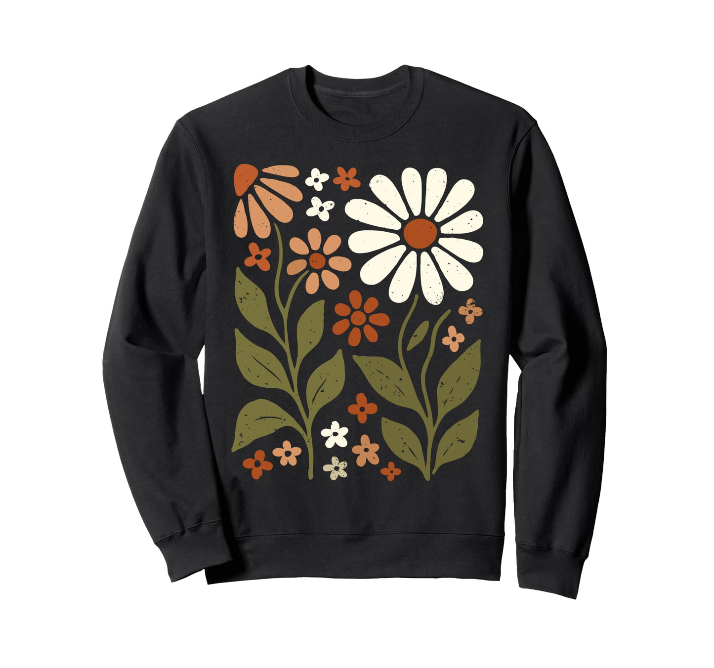 Wildflowers Flowers Pattern Sweatshirt - Aesthetic Graphic for Adults - T-Shirt, Sweatshirt, Hoodie
