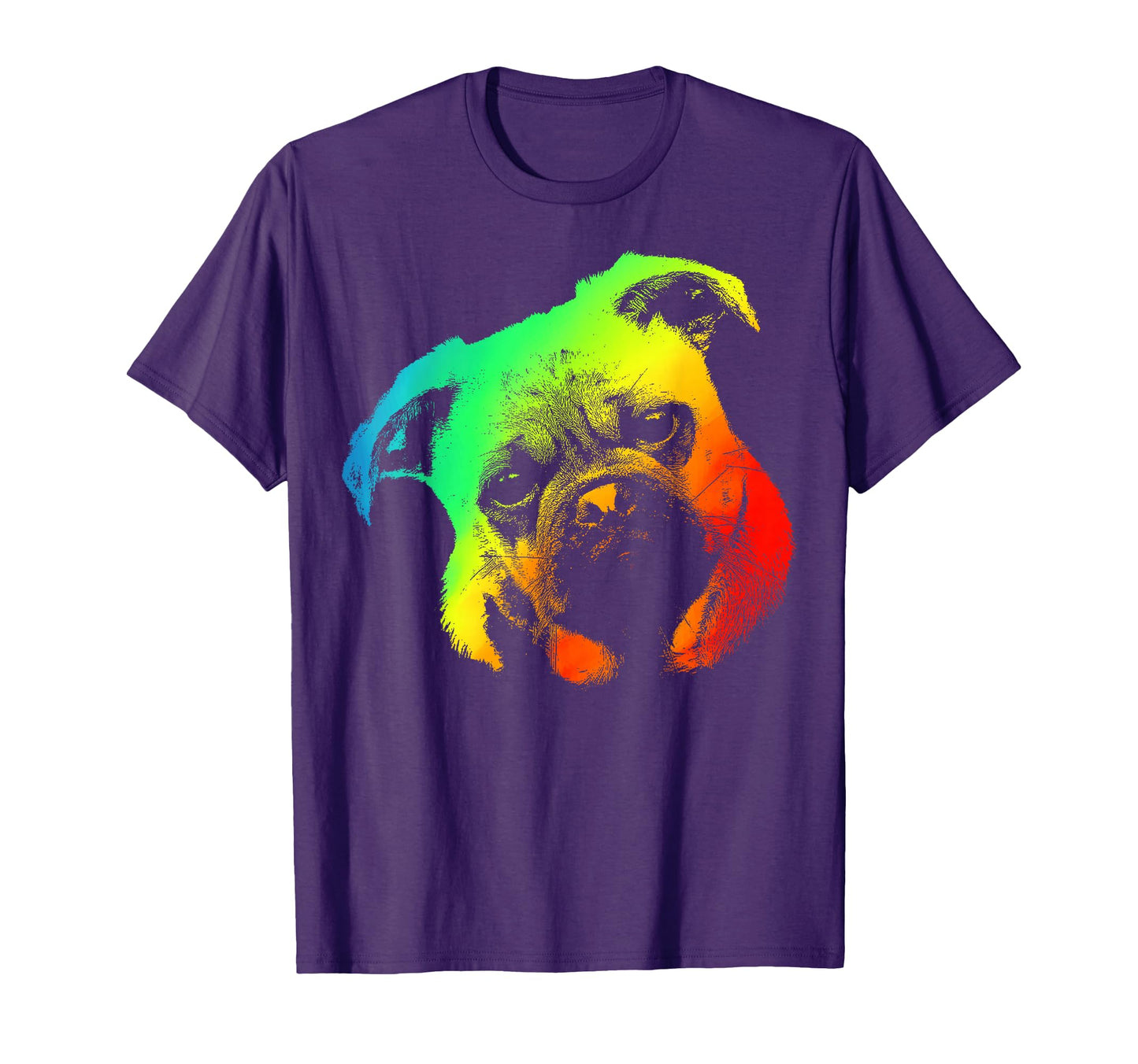 Jug Dog Colorful Rainbow T-Shirt - Streetwear Style for Adults - T-Shirt, Sweatshirt, Hoodie