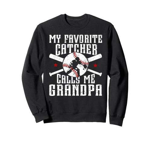 My Favorite Baseball Catcher Sweatshirt - Custom Art Print for Adults - T-Shirt, Sweatshirt, Hoodie