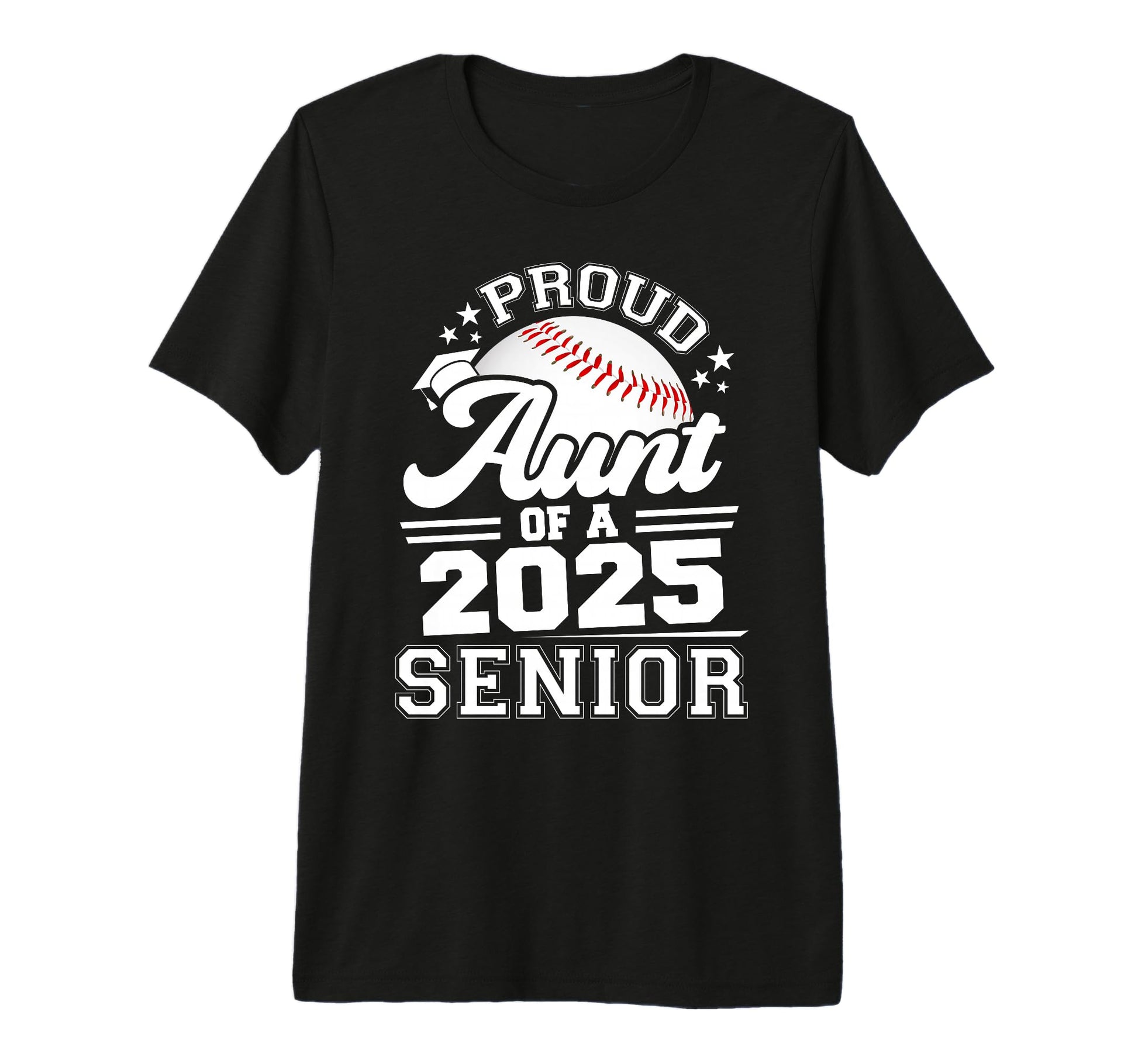 Proud Aunt 2025 Senior Graduate Grad T-Shirt - Minimalist Print Men Women - T-Shirt, Sweatshirt, Hoodie