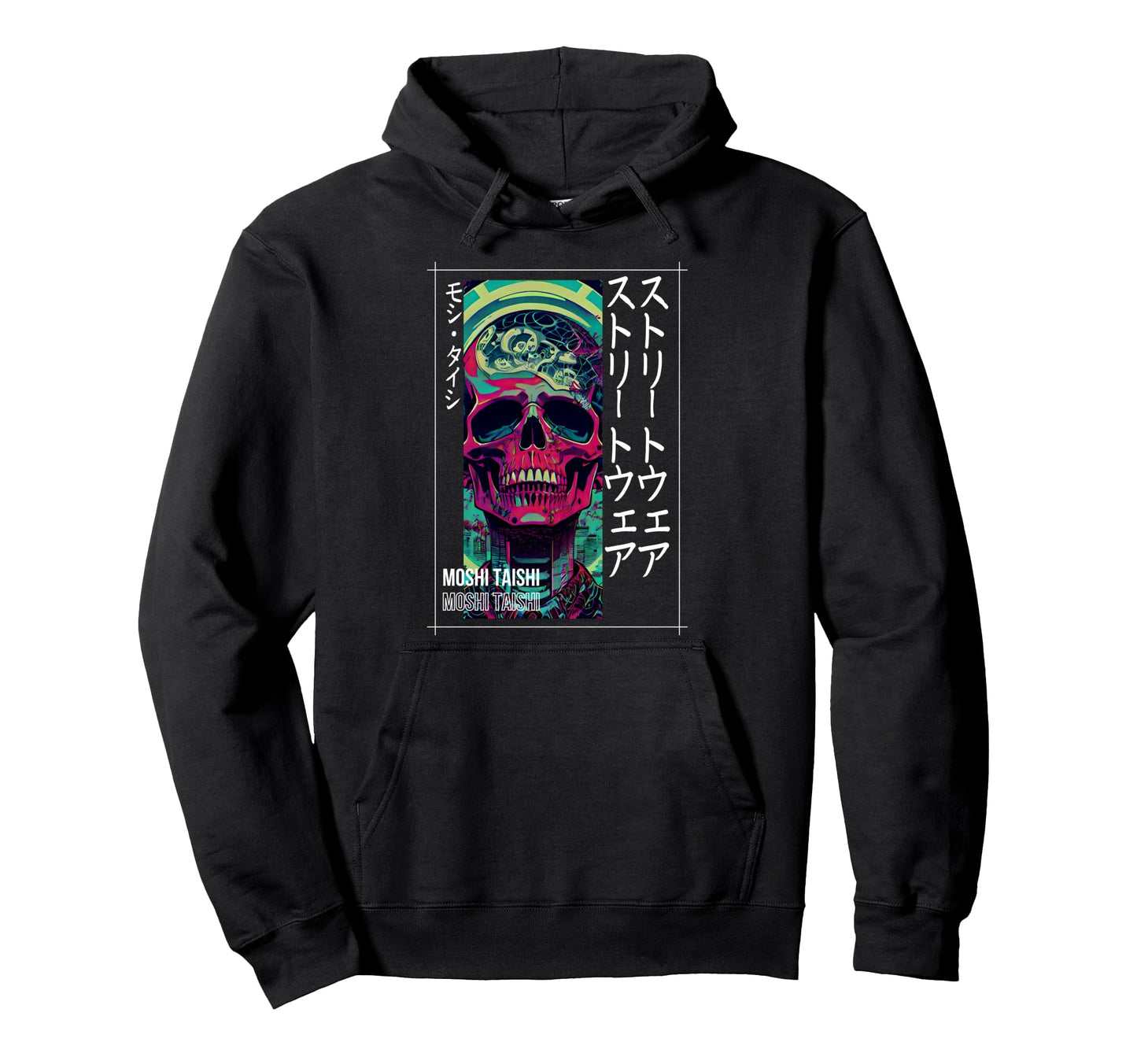 Japanese Streetwear Vaporwave Otaku Hoodie - Streetwear Style for Adults - T-Shirt, Sweatshirt, Hoodie