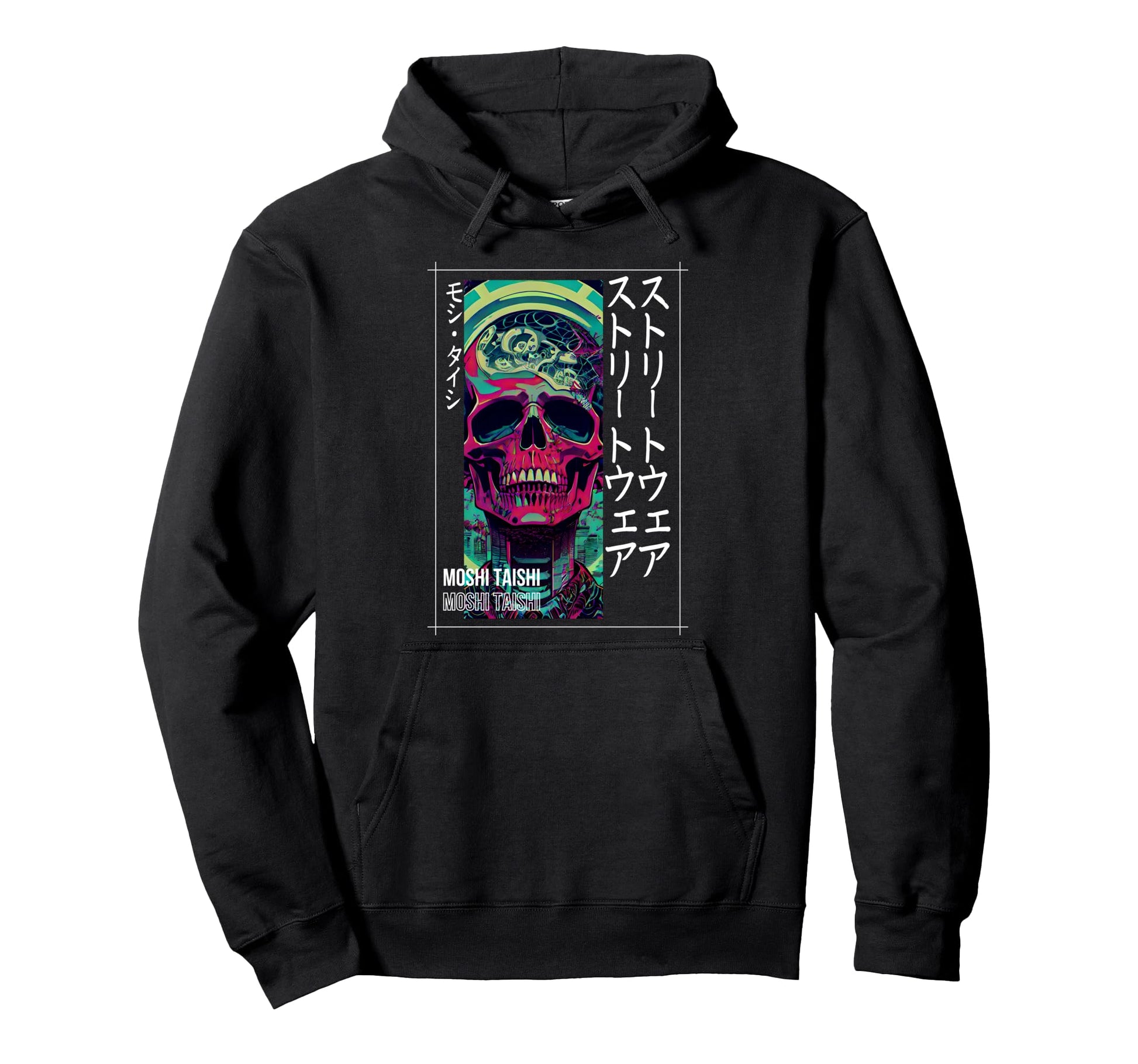 Japanese Streetwear Vaporwave Otaku Hoodie - Streetwear Style for Adults - T-Shirt, Sweatshirt, Hoodie