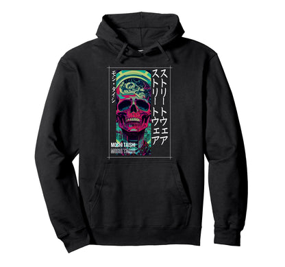 Japanese Streetwear Vaporwave Otaku Hoodie - Streetwear Style for Adults - T-Shirt, Sweatshirt, Hoodie