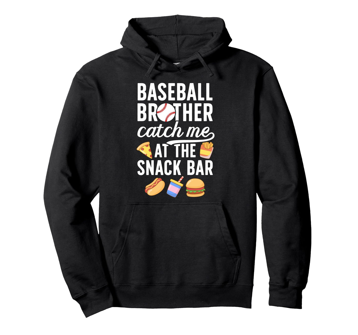 Baseball Brother Funny Brother Hoodie - Aesthetic Graphic for Adults - T-Shirt, Sweatshirt, Hoodie