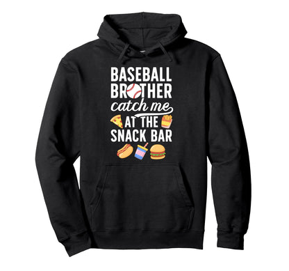Baseball Brother Funny Brother Hoodie - Aesthetic Graphic for Adults - T-Shirt, Sweatshirt, Hoodie
