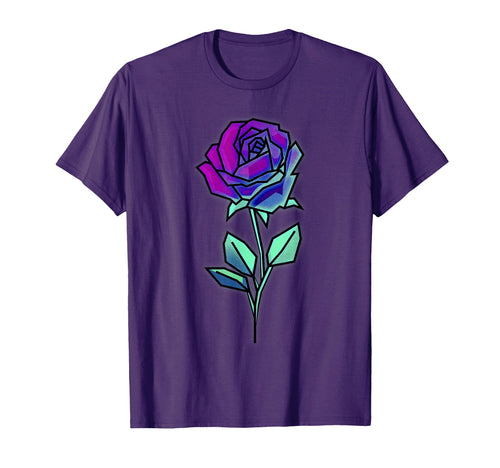Cyber Aesthetic Rose Futurism Vaporwave T-Shirt - Streetwear Style Unisex - T-Shirt, Sweatshirt, Hoodie