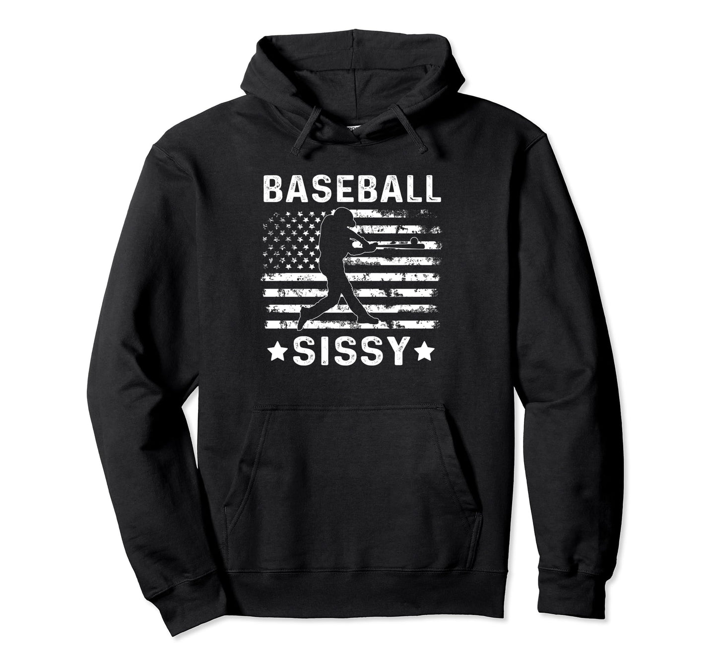 Baseball Sissy Sister Usa Flag 4Th July Hoodie - Minimalist Print Men Women - T-Shirt, Sweatshirt, Hoodie