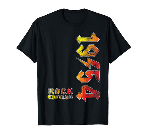 1954 Rock Music Lovers Gift T-Shirt - Minimalist Print Unisex - T-Shirt, Sweatshirt, Hoodie
