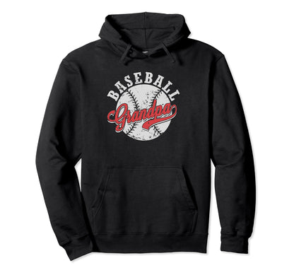 Baseball Grandpa Hoodie - Custom Art Print Men Women - T-Shirt, Sweatshirt, Hoodie