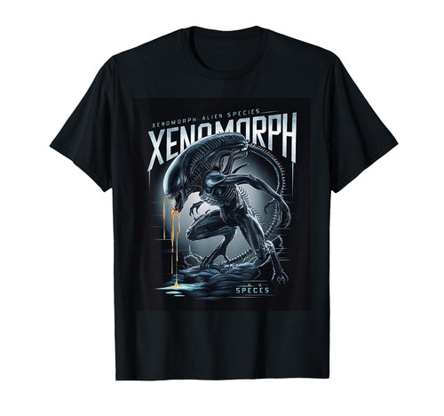 Alien 45Th Anniversary Xenomorph T-Shirt - Streetwear Style for Adults - T-Shirt, Sweatshirt, Hoodie