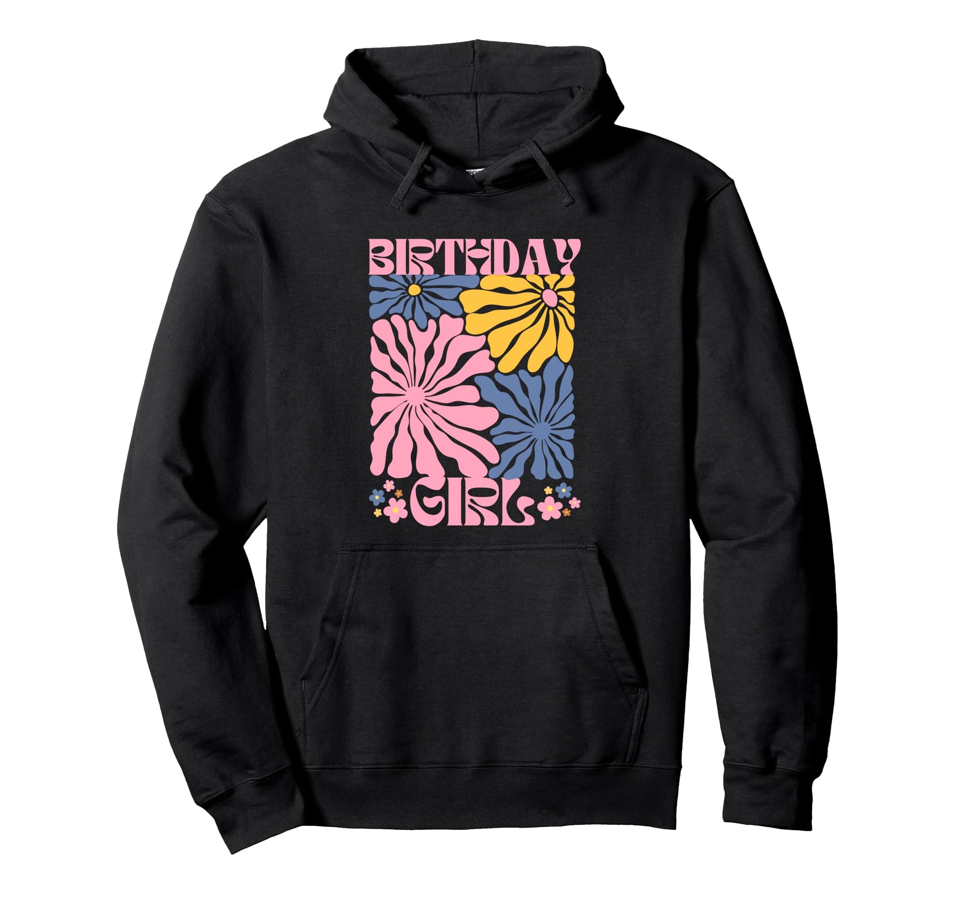 Birthday Boho Flowers Hoodie - Novelty Apparel for Adults - T-Shirt, Sweatshirt, Hoodie