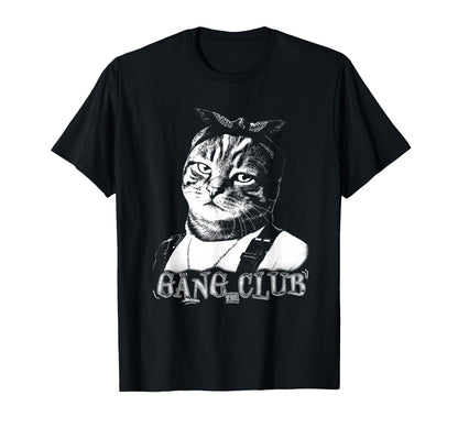 Gang Club Cat Bandana 90S Hip Hop Old T-Shirt - Streetwear Style Unisex - T-Shirt, Sweatshirt, Hoodie