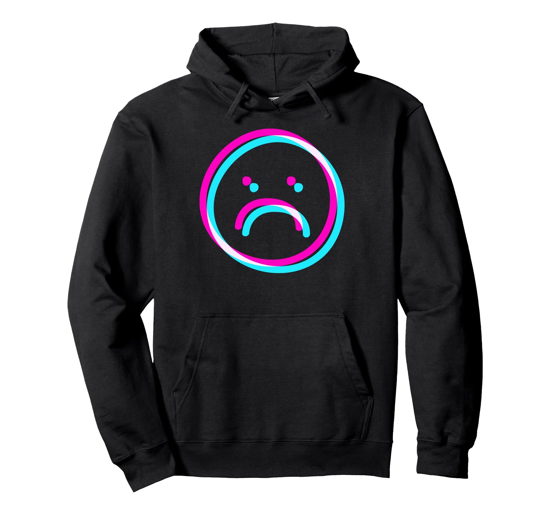 Eboy Aesthetic Egirl Sad Emoticon Soft Hoodie - Novelty Apparel Men Women - T-Shirt, Sweatshirt, Hoodie