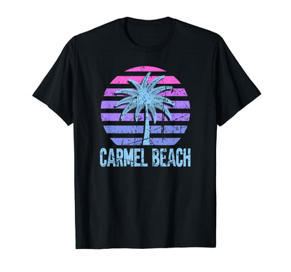 Carmel Beach Vacation Vaporwave T-Shirt - Novelty Apparel Men Women - T-Shirt, Sweatshirt, Hoodie