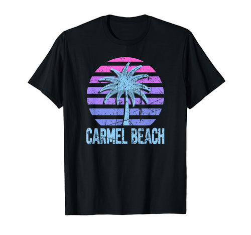 Carmel Beach Vacation Vaporwave T-Shirt - Novelty Apparel Men Women - T-Shirt, Sweatshirt, Hoodie