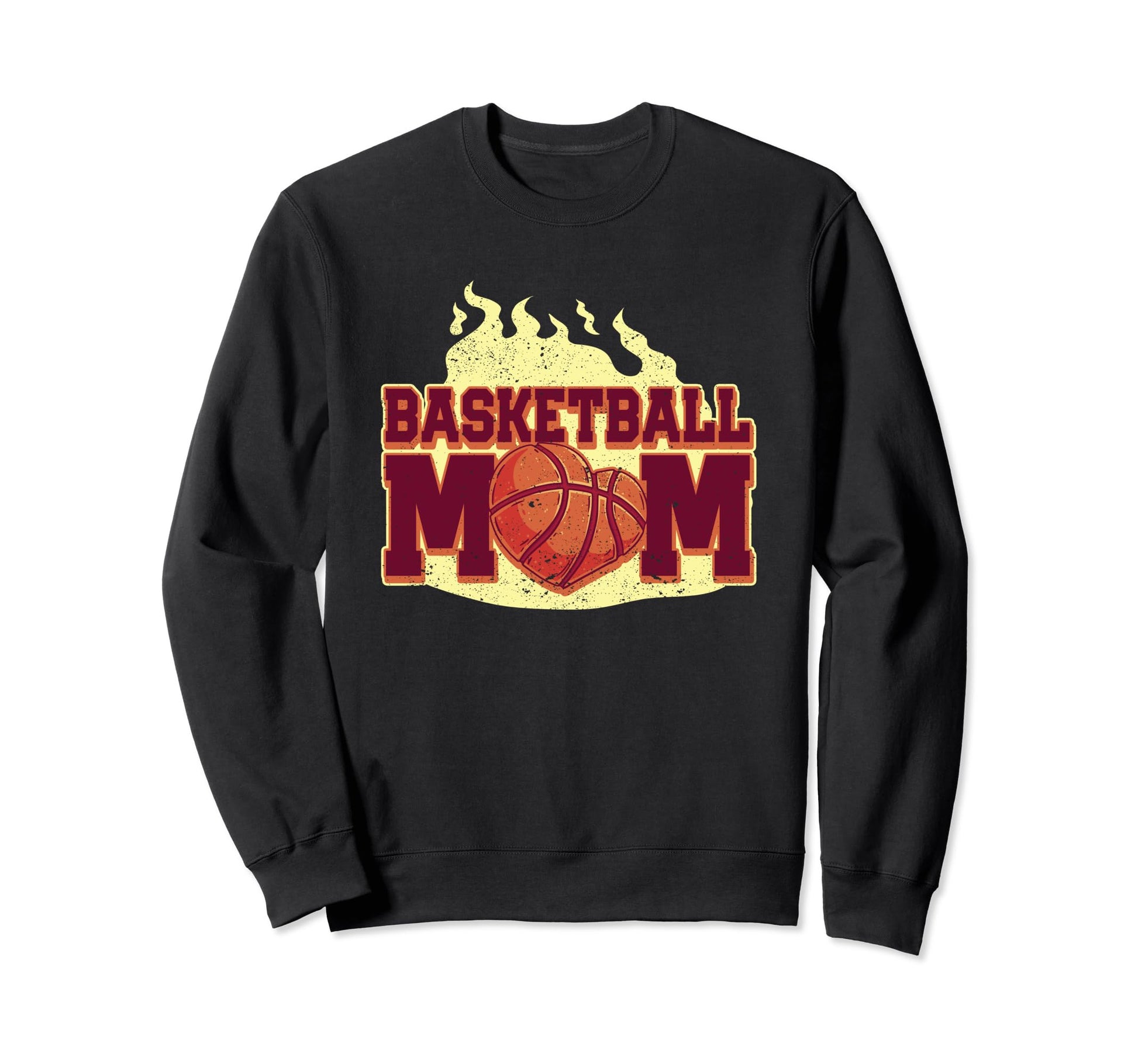 Basketball Mom Funny Mommy Game Day Sweatshirt - Custom Art Print Unisex - T-Shirt, Sweatshirt, Hoodie