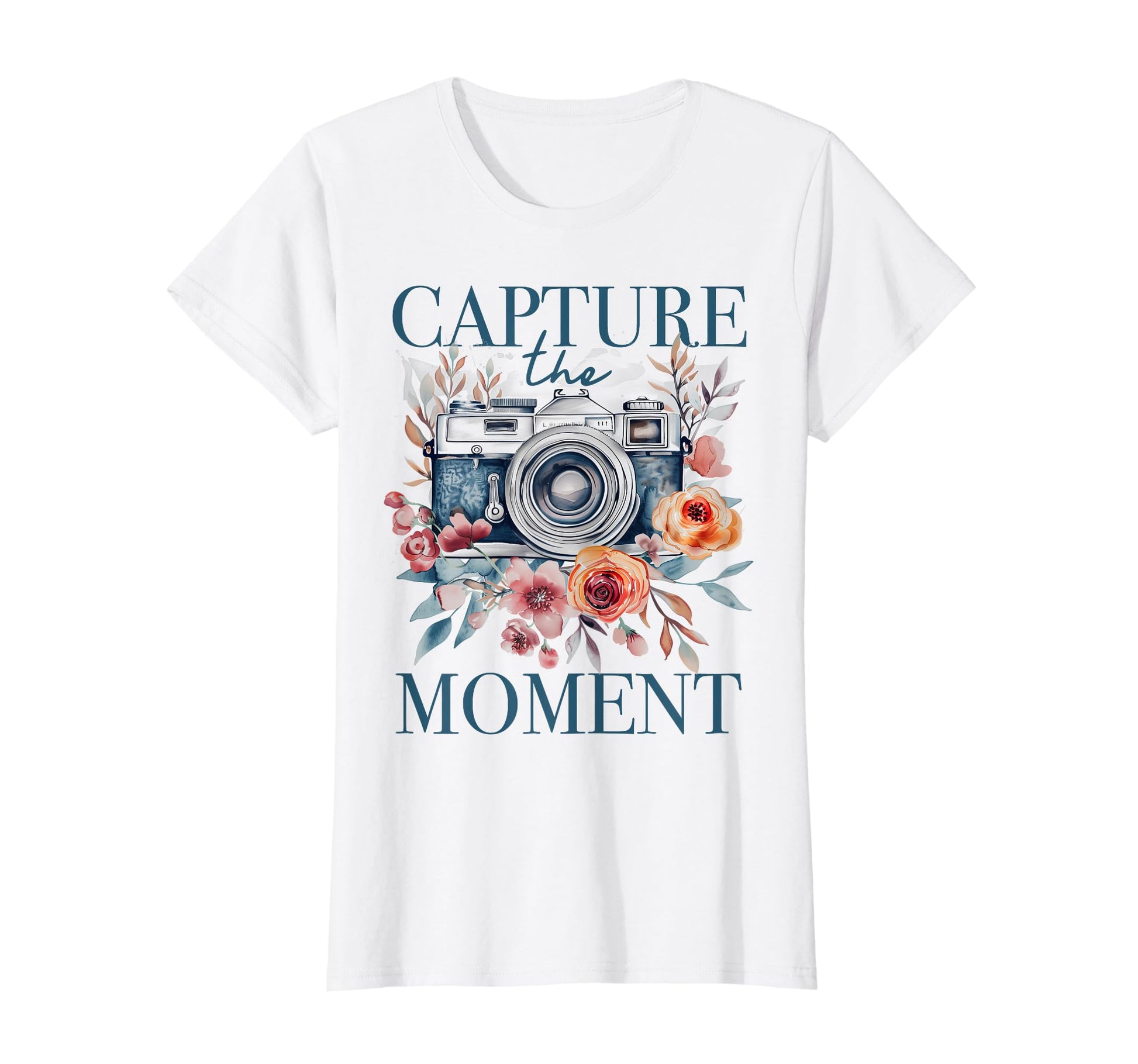 Photographer Capture Moment Camera T-Shirt - Minimalist Print Men Women - T-Shirt, Sweatshirt, Hoodie
